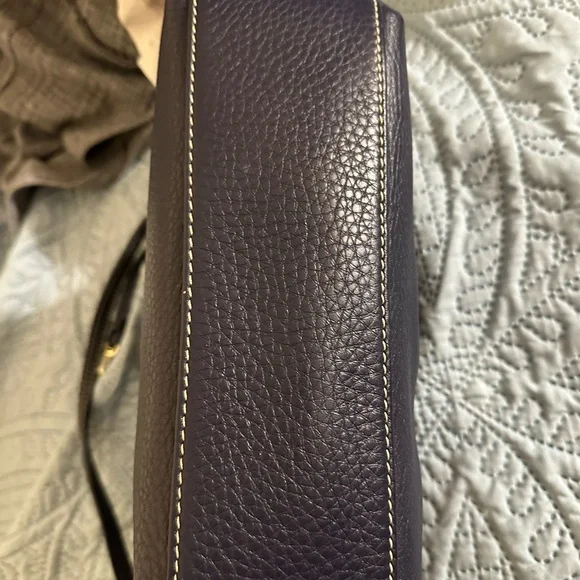 Dooney & Bourke Dark Blue Leather Crossbody Bag